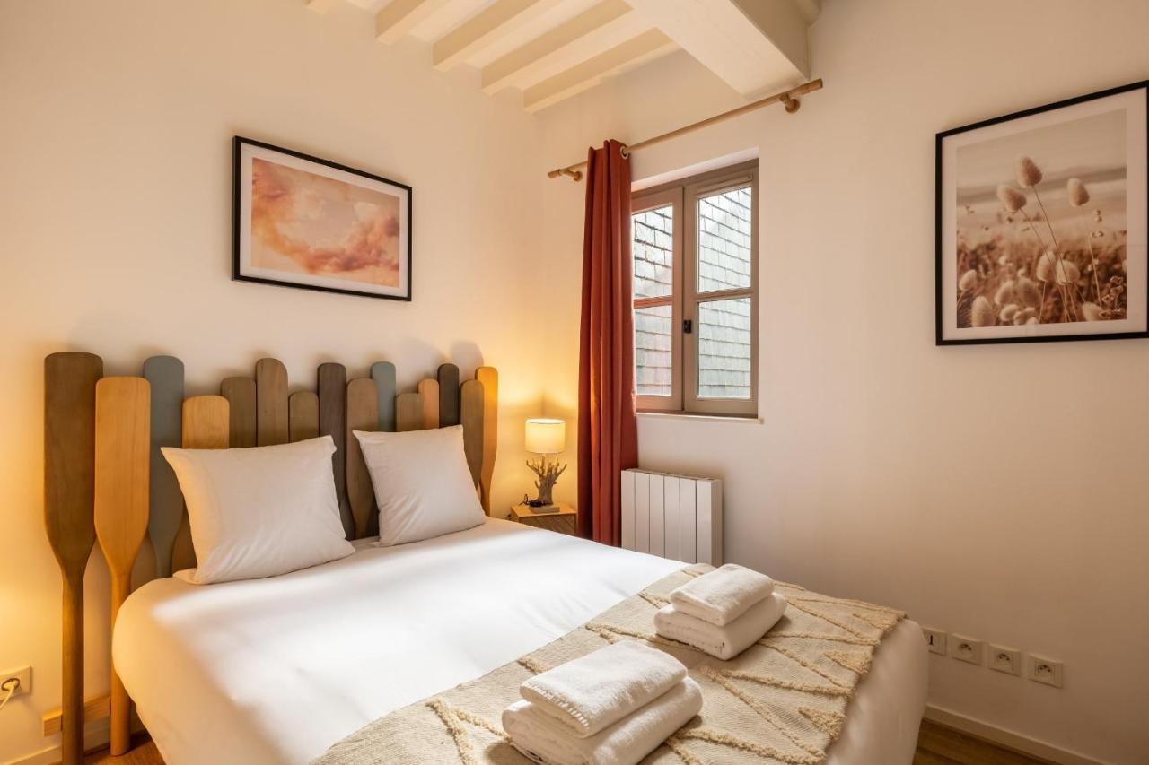 Apartmán La Vague - Breath Of Freshness In Center Of Honfleur - Free Parking 550M Exteriér fotografie