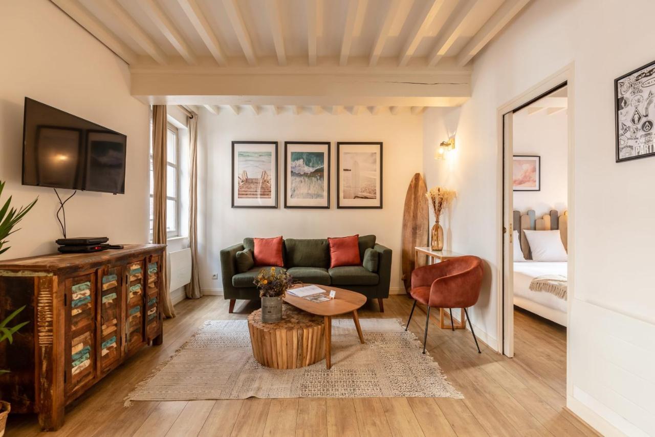 Apartmán La Vague - Breath Of Freshness In Center Of Honfleur - Free Parking 550M Exteriér fotografie